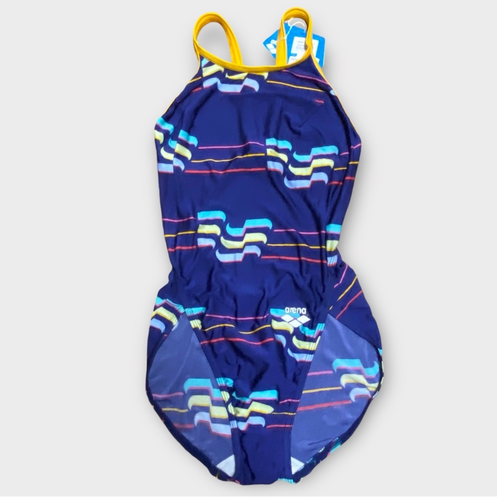 Arena France Women’s Swimsuit Bathing Suit US 32 Strasbourg Superfly Back NWT